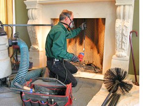 Fireplace cleaning