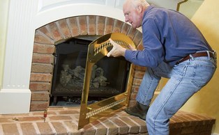 Firebox and damper cleaning